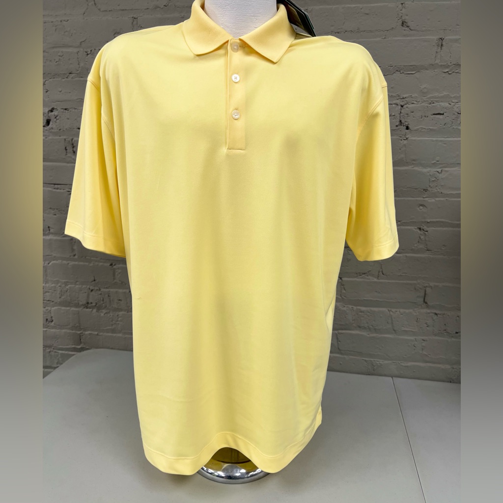 Nike Mens Light Yellow Polo Shirt